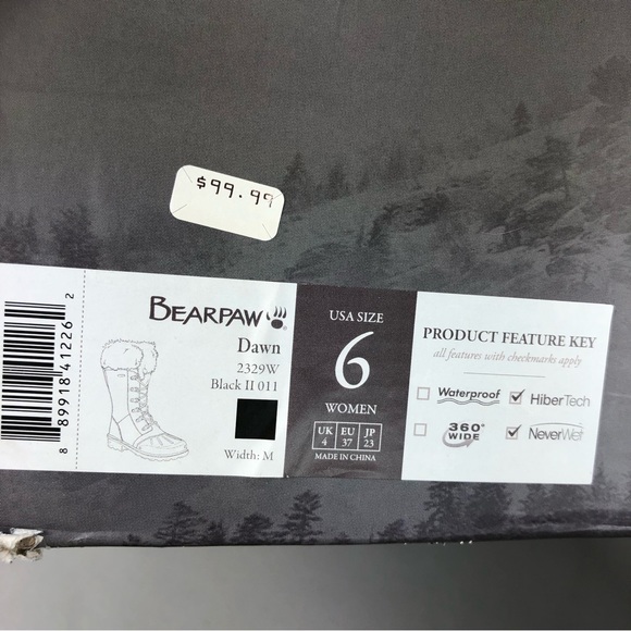 BearPaw Dawn Women’s 11 inch Insulated Boots Size 6M - Picture 13 of 13